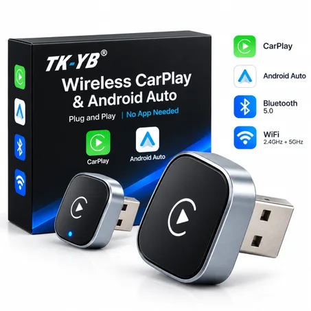 Adaptateur Sans Fil CarPlay & Android Auto TK-CP002