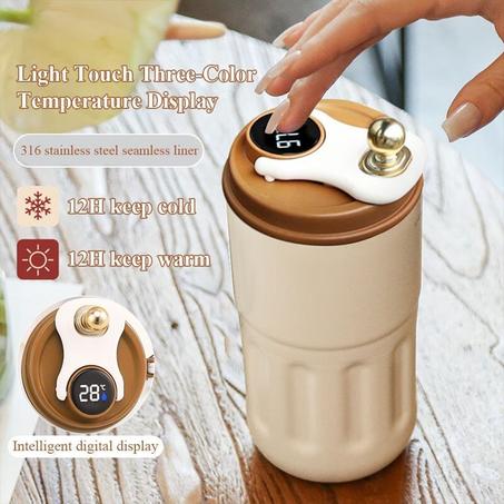 Tasse Isotherme avec Affichage LED de Température