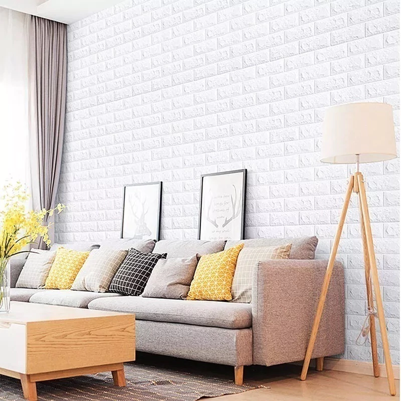 Painel 3D autocolante com 10 peças – Transforme a sua parede em minutos com estilo, economia e conforto