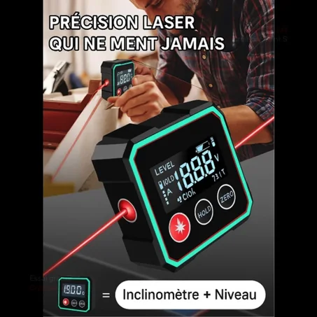 Inclinómetro a laser digital