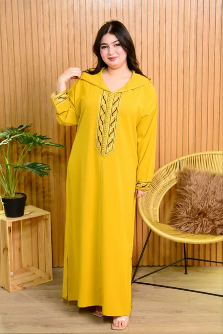 جلابة كريب بزواق المعلم