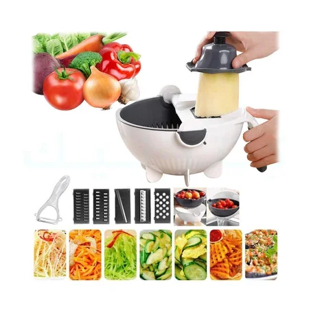 قطاعة الخضر المميزة متعددة الوظائف👌  و سلة منفذة للسوائل