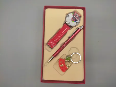 هدية جميلة للبنات 🎁  (ساعة يد + سيالة + حامل مفتاح )