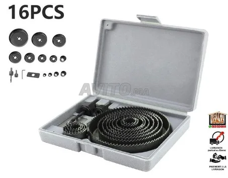 coffret scie cloche 16 pcs