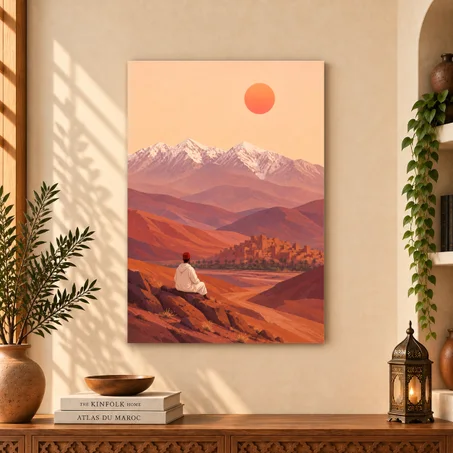 Morocco Atlas Sunset