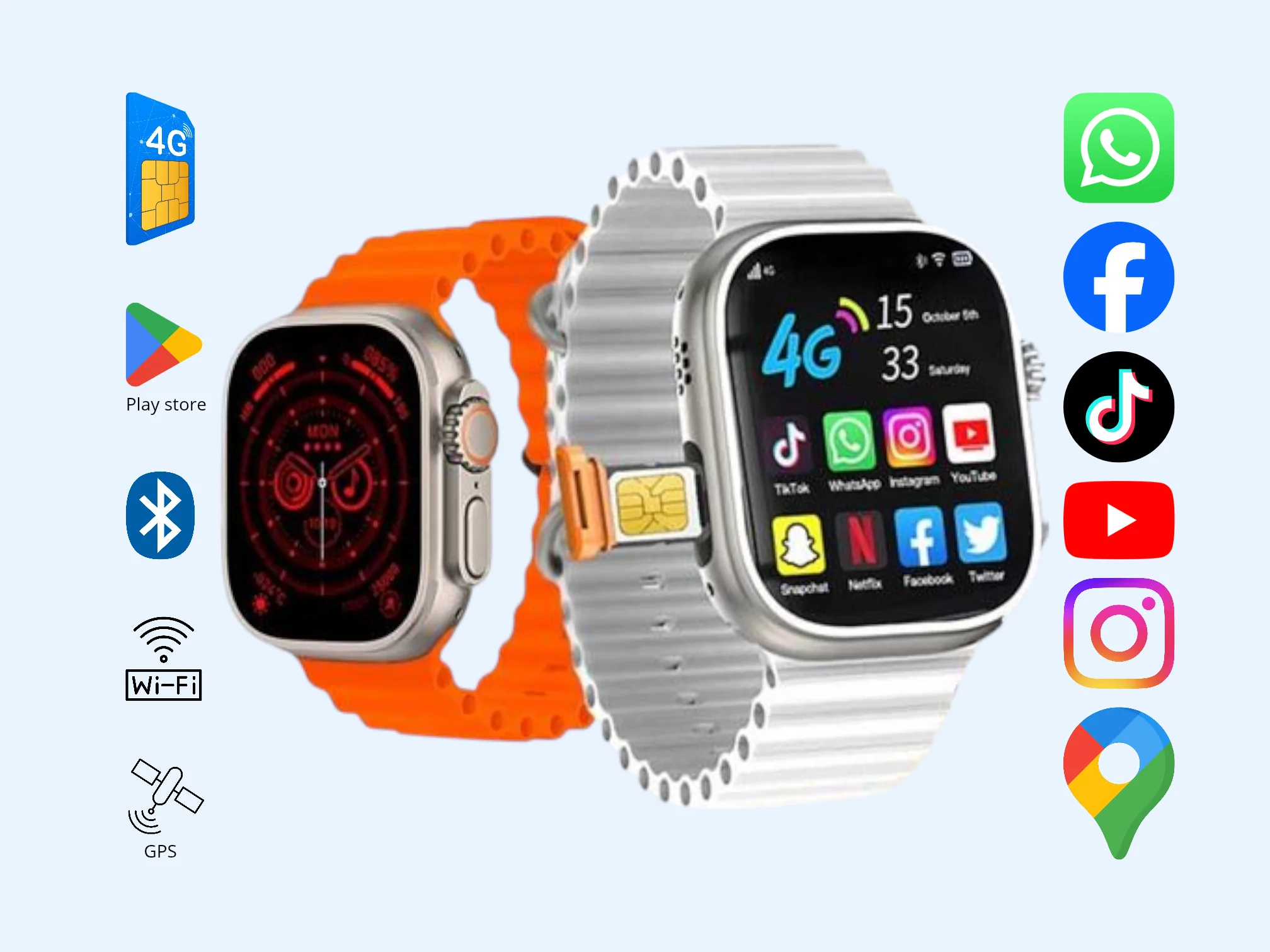 S8 Ultra 4G- 64GB 4RAM carte sim