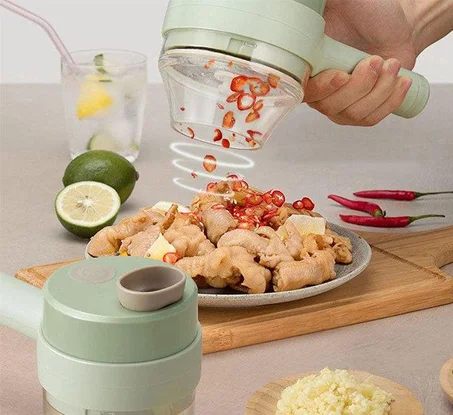 قطاعة الخضر و اللحوم القابلة للشحن + توصيل مجانا الى باب بيتك