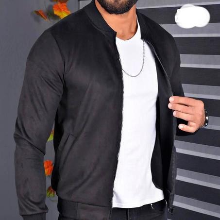 Jacket en daim pour homme