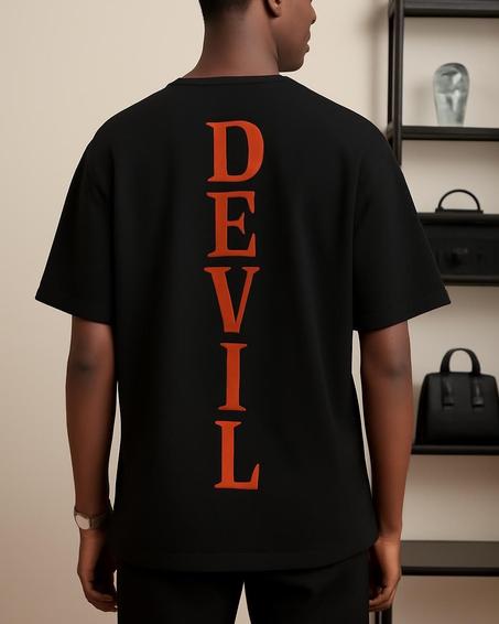 TSHIRT DEVIL INTO THE BLACK