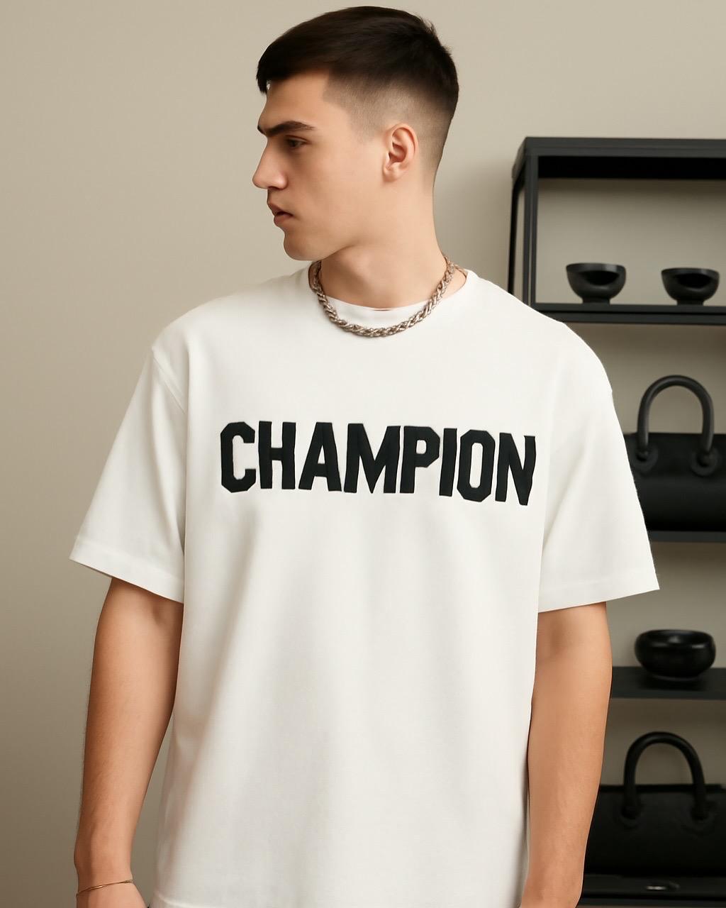 TSHIRT ! CHAMPION , LEAD DONT FOLLOW !