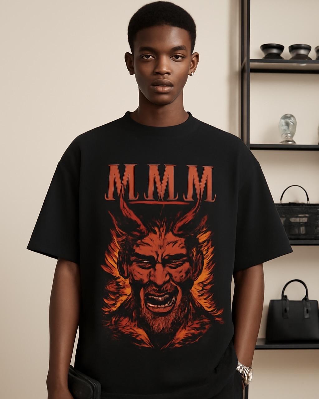TSHIRT DEVIL INTO THE BLACK