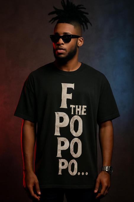 TSHIRT F**K THE POLICE (STORMY POPO)