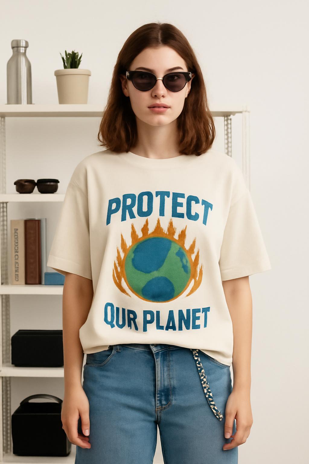 TSHIRT PROTECT THE PLANET