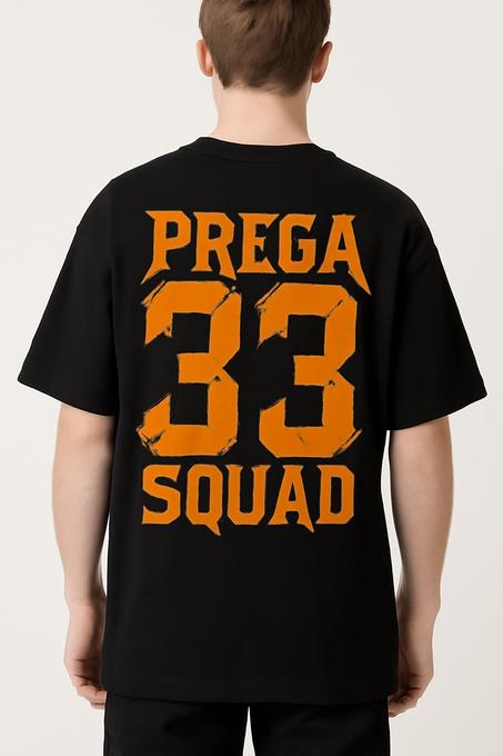 PREGA SQUAD BLACK SATAN OVERSIZE PREMIUM TSHIRTS