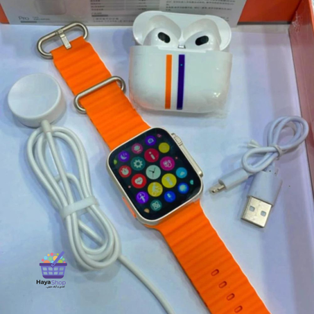 Montre Connectée Haino Teko Gp-5 + écouteurs Bluetooth