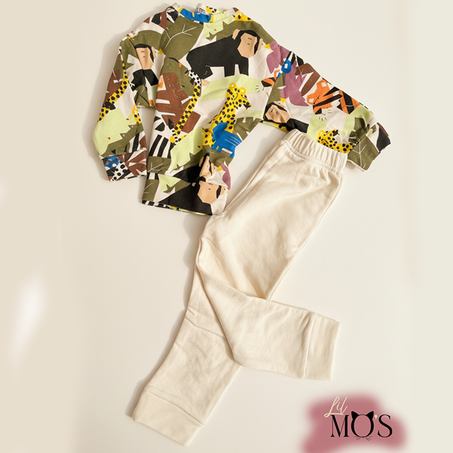 Ensemble Coton Motif Animaux