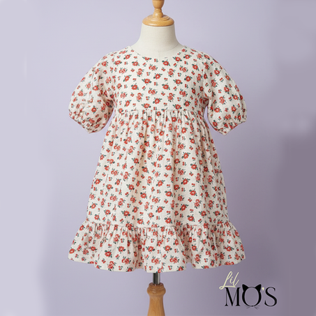 Robe Fleurie Champêtre pour Fillette