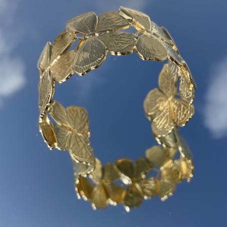 Bracelet Papillon Doré