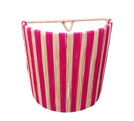 ثريات حائطية يدوية من الرافيا _بتصاميم ثنائية اللون