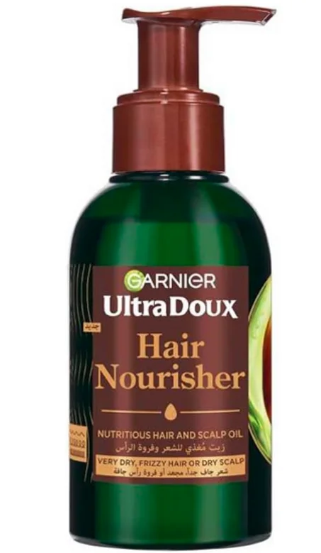 زيت شعر من جارنييه لجميع أنواع الشعر، سعة 120 مل، للترطيب والتغذية والتحكم بالتجعد