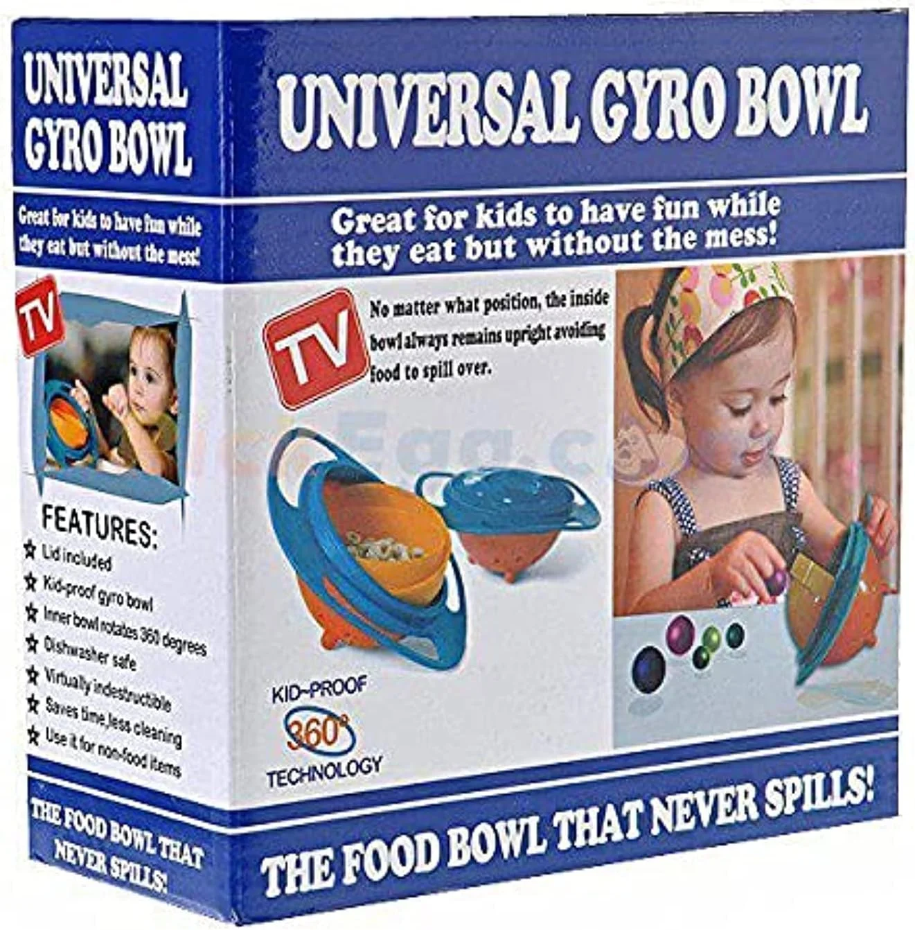 Magic Gyro Bowl - الصحن الدوار المضاد للأنسكاب