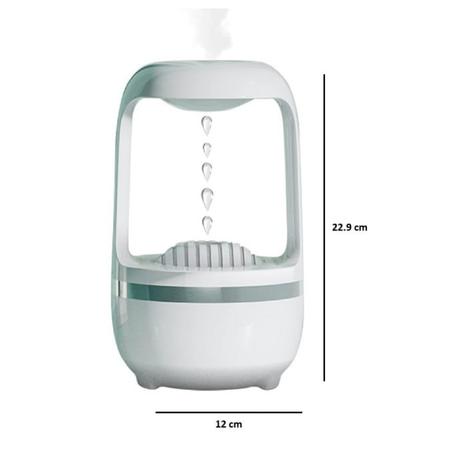 فواحة ومرطب هواء بقطرات المياة مضاد للجاذبية
