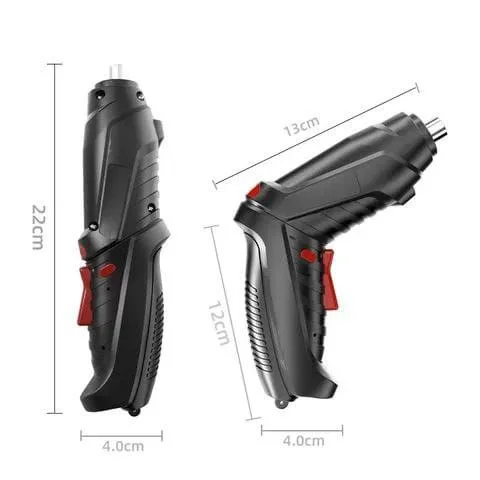 مفك كهربائي قابل للشحن - 47 قطعة