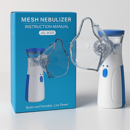 مرطّب التنفس المحمول -  MeshBreath Nebulizer Portable