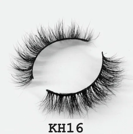 Faux cils en vison 3D naturel + Pince et brosse à cils