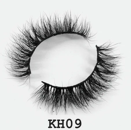 Faux cils en vison 3D naturel + Pince et brosse à cils