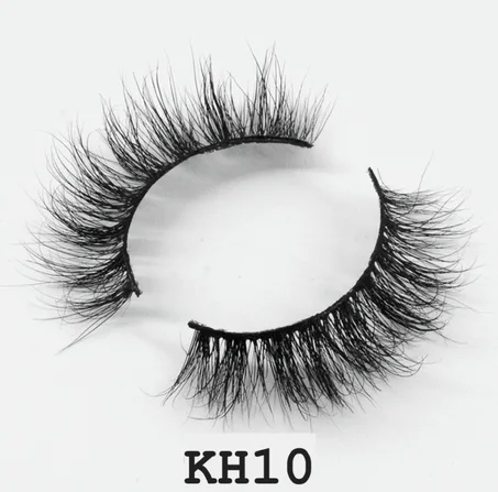 Faux cils en vison 3D naturel + Pince et brosse à cils