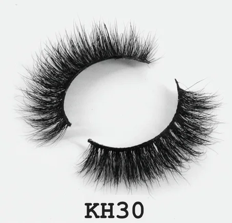 Faux cils en vison 3D naturel + Pince et brosse à cils