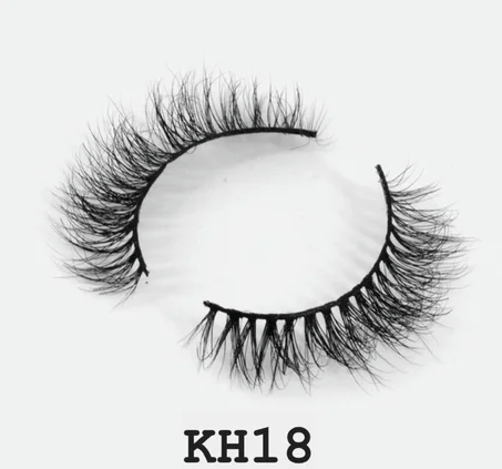 Faux cils en vison 3D naturel + Pince et brosse à cils