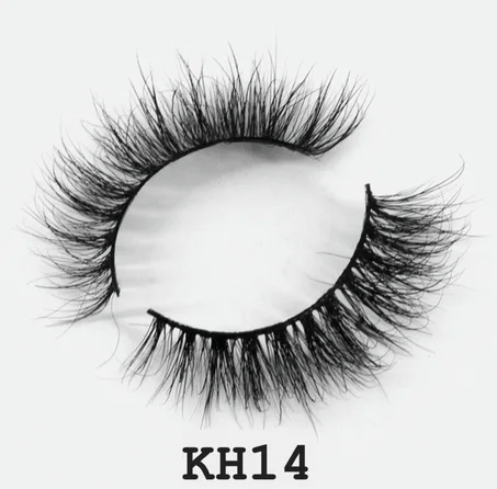 Faux cils en vison 3D naturel + Pince et brosse à cils