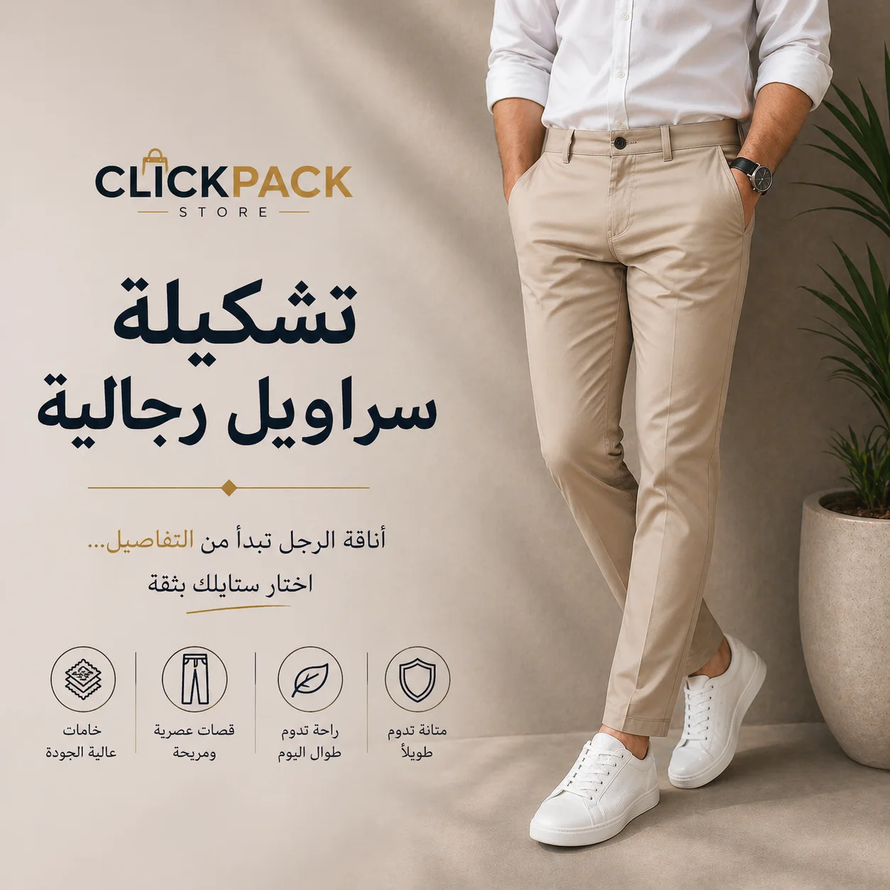 تشكيلة السراويل الرجالية