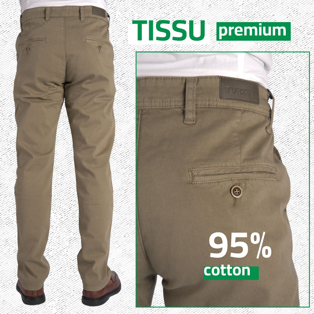 Pack de 3 Pantalons en toile piqué de Luxe ( Beige + Noir + Gris )