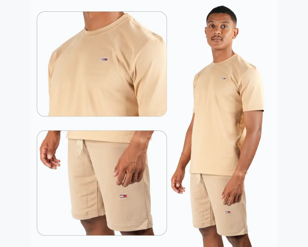 Ensemble Te-Shirt Et Short Tommy Essentia MultiColor