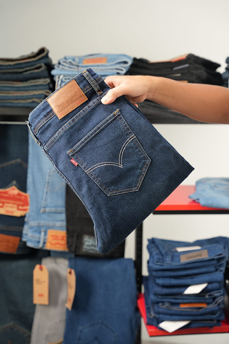 Pack de 3 Levi's De luxe coupe Normal  ( Noir + Bleu petrole + Bleu clair )