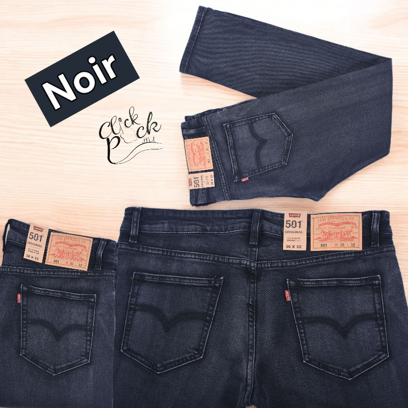pack de 3 jeans Levi's coupe Normal  ( Noir + Bleu + Gris )