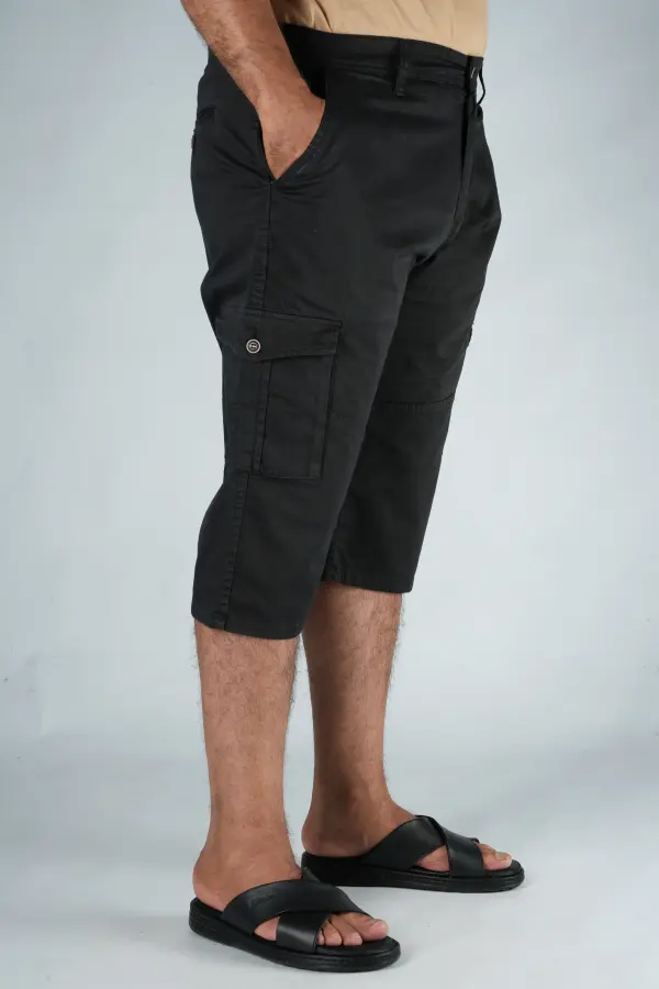 Packs de 3 Pantacourt Massimo Dutti En Toile Léger Ref-PM66251J ( Vert Royale + Beige + Noir )