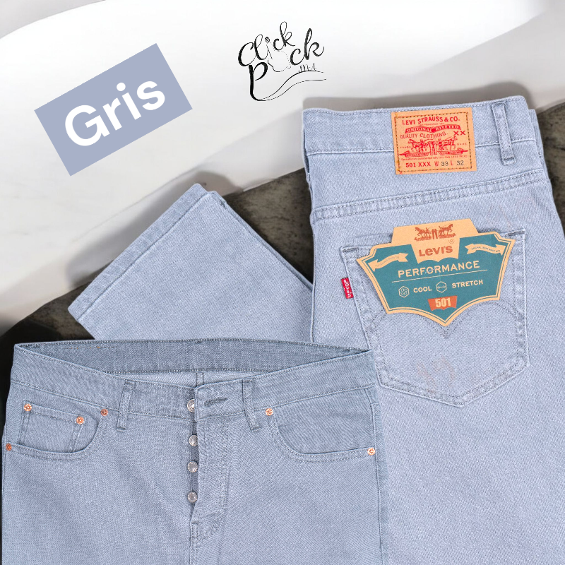 pack de 3 jeans Levi's coupe Normal  ( Noir + Bleu + Gris )