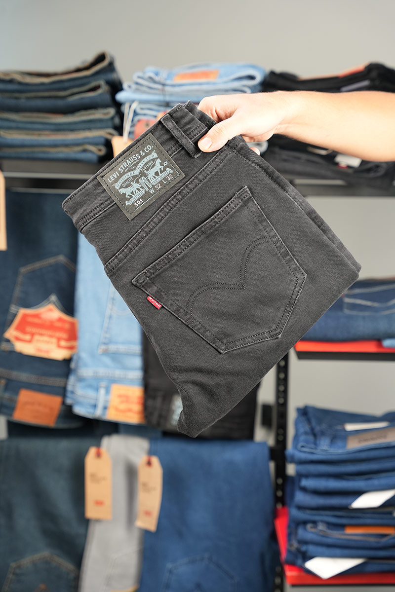 Pack de 3 Levi's De luxe coupe Normal  ( Noir + Bleu petrole + Bleu clair )