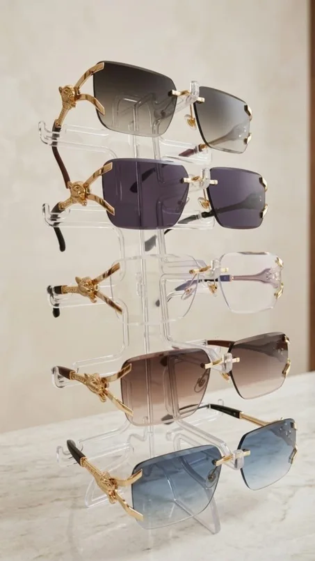 Gold tiger sunglasses