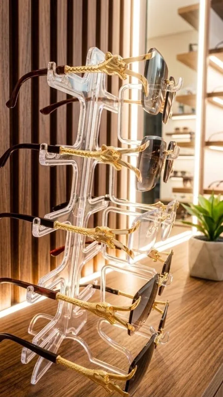 Gold tiger sunglasses