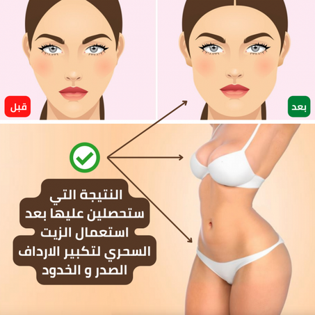 الزيت السحري | تكبير موضعي لإبزار المناطق الأنثوية