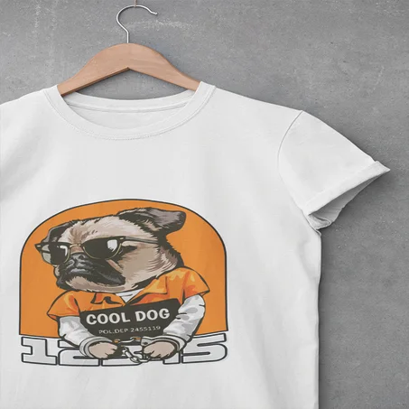 t-shirt ‘Cool Dog’ de Scardox.