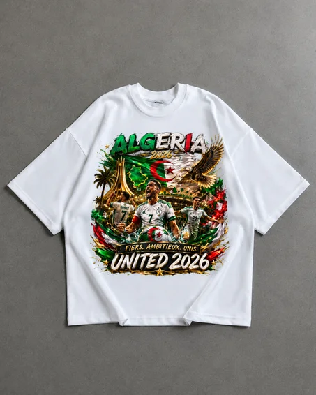 T-Shirt Oversize "Algeria United 2026"