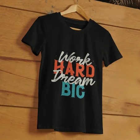 T-SHIRT SCARDOX Work Hard, Dream Big’