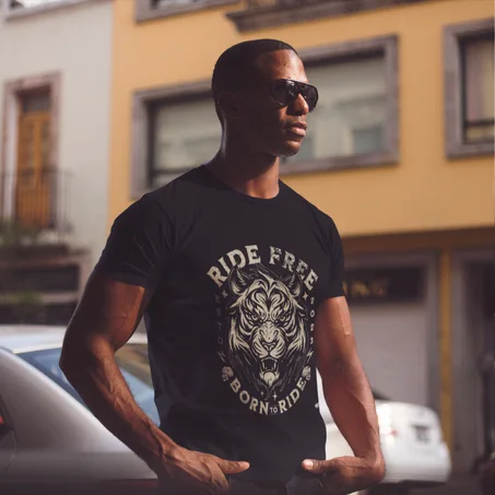 T-SHIRT SCARDOX "BORN TO RIDE"