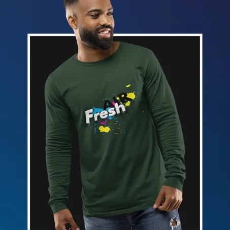 t-shirt manche longue scardox "AIR FRESH"